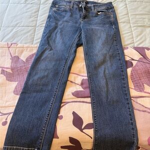 White House Black Market Dark Blue Straight Leg Jeans